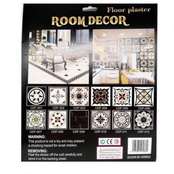 CDF-005 Decorative Stickers To Decorate Floors And Walls – 4 Pcs / CDF-005 ملصقات زخرفية لتزيين الأرضيات والجدران – 4 قطع