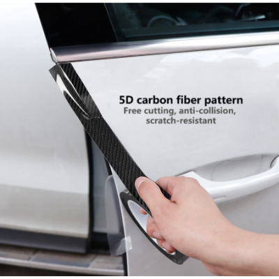 Carbon fiber stickers protect anti-scratch dirt and waterproof – 5 m / ملصقات ألياف الكربون الحامية و المضادة للخدش والاوساخ و للماء – ٥ م