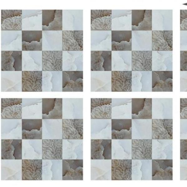 JM701- Decor Tiles Self Adhesive Wall Decor  6 Pcs / JM701- بلاط الديكور ، ديكور جدار ذاتية اللصق  6 قطع