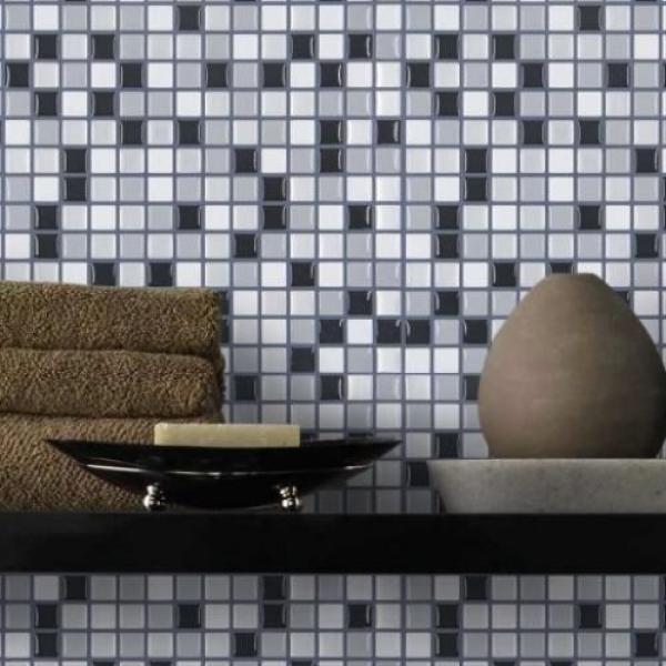 JM705- Decor Tiles Self Adhesive Wall Decor  6 Pcs / JM705- بلاط الديكور ، ديكور جدار ذاتية اللصق  6 قطع